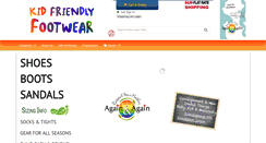 Desktop Screenshot of kidfriendlyfootwear.com